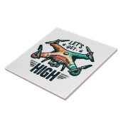 Dronepiloot Tegeltje (Zijkant)