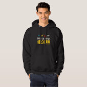 Dronepiloot Vliegt Drone Retro Dit Is Hoe Ik Rol Hoodie (Voorkant volledig)