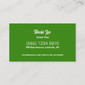 Drones Pilot Custom QR Visitekaartje (Achterkant)