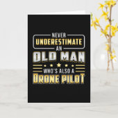 Drones Quadcopter Camera FPV Gift Idee Kaart (Gele Bloem)