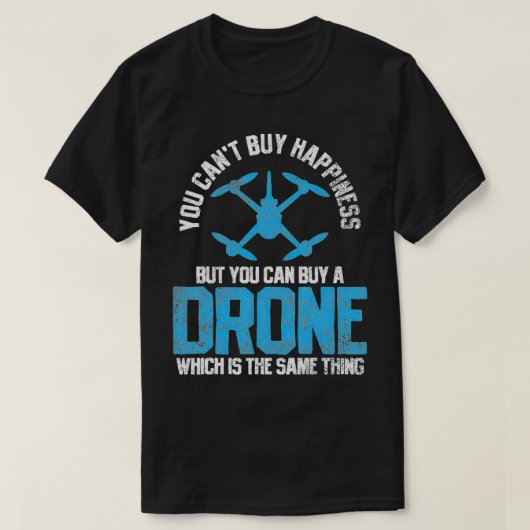 Drones Quadcopter Drone Racing T-shirt (Design voorkant)
