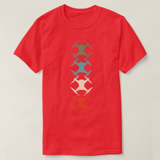 Drones Quadcopter T-shirt (Design voorkant)