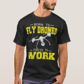 Drong-piloot-multirotorquadcopter, bestemd om te v t-shirt (Voorkant)