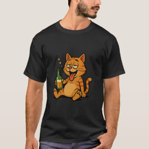 Dronken Feestkat T-shirt