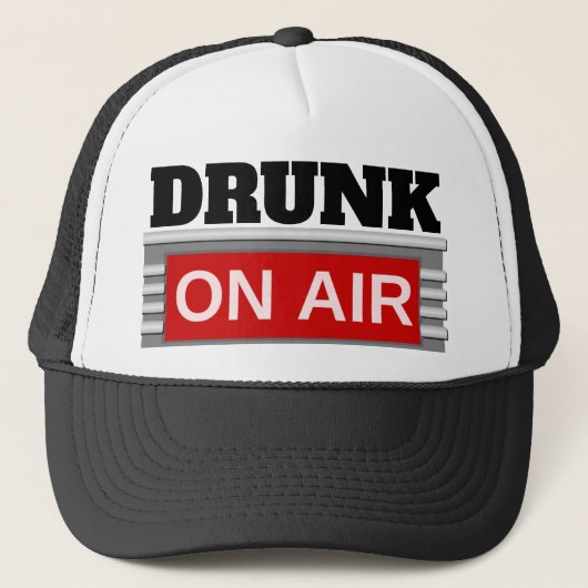 Dronken in de uitzending trucker pet (Voorkant)