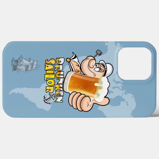 dronken matroos | Case-Mate iPhone case (Achterkant (horizontaal))