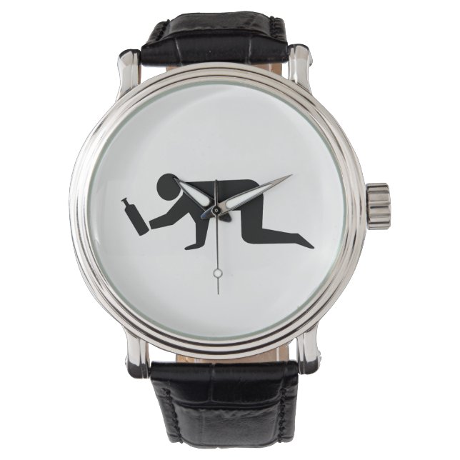 Dronken Mensen Horloge (Voorkant)