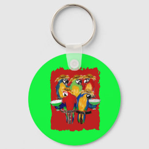 Dronken Papegaaien Sleutelhanger