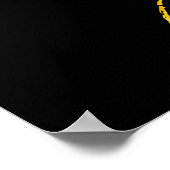 Dronken van Poster - zwart (Hoek)