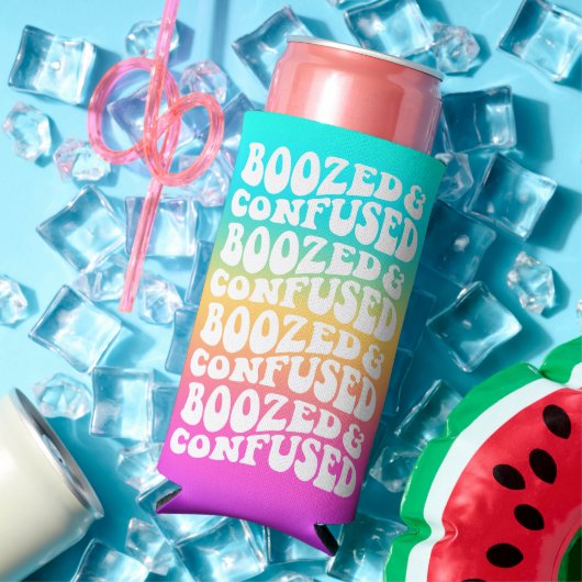 Dronken Verward Retro Lettering Regenboog Gradiënt (Insitu Zomer)