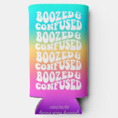 Dronken Verward Retro Lettering Regenboog Gradiënt (Achterkant)