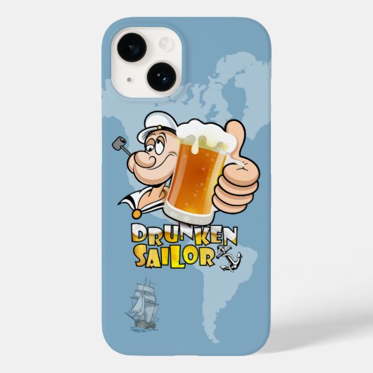 Dronken Zeeman | Case-Mate iPhone Case (Achterkant)