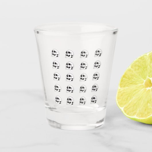 Droog als bot Art II Shot Glas (Voorkant)