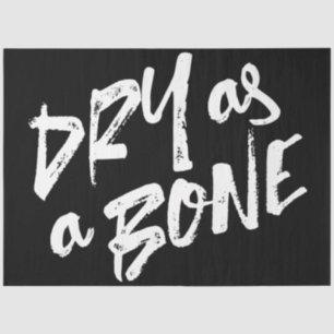 Droog als bottelingen tissuepapier