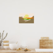 Droog bos poster (Keuken)