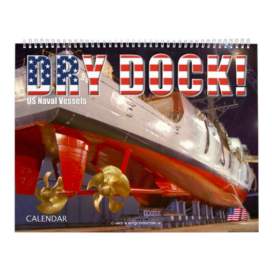 DROOG DOCK! - Amerikaanse zeeschepen Kalender (Hoes)