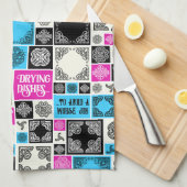 Droog gerechten om een slechter jobpatroon te voor theedoek (Quarter Fold)