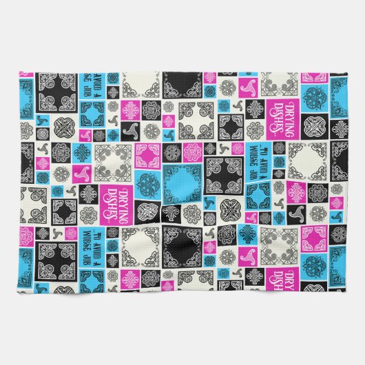 Droog gerechten om een slechter jobpatroon te voor theedoek (Horizontaal)