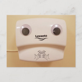 Droog gevoel van humor-oogbomkaart briefkaart