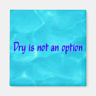 Droog is geen optie blauw en roze magneet
