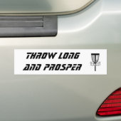 DROOG LANG EN PROSPER BUMPERSTICKER (Op auto)