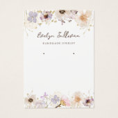 Droog siersiersieraden visitekaartje (Voorkant)