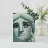 Droogbeeld van vrijheid briefkaart (Staand voorkant)