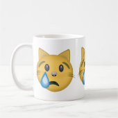 Droogkat Face Emoji Koffiemok (Links)