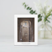 Droogwas in Toscane, wit briefkaart (Staand voorkant)