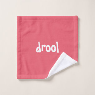 "Drool" Grappige eigenzinnige Schattigee minimalis Washandje
