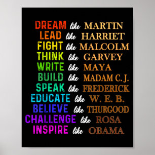 Droom als Martin, leid als Harriet de zwarte Poster