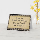 Droom alsof: Wenskaarten Kaart (Gele Bloem)