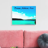 Droom, bereik, live canvas wrap afdruk (Insitu (Woonkamer))