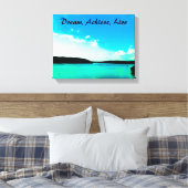 Droom, bereik, live canvas wrap afdruk (Insitu (Slaapkamer))