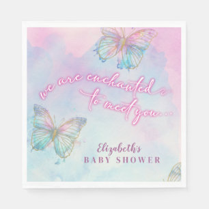 Droom Betoverd om u te ontmoeten Butterfly Baby sh Servet
