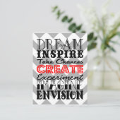 droom briefkaart (Staand voorkant)