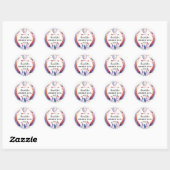 Droom Catcher Veer Pijl Boho Bruiloft Dank u Ronde Sticker (Vel)
