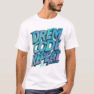 Droom. Code. Herhaal. – Holografische hacker Aesth T-shirt