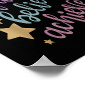 Droom dat het het bereiken van het Motivatie citaa Poster (Hoek)