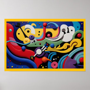 Droom drijvend poster
