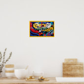 Droom drijvend poster (Keuken)