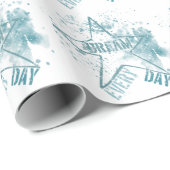 Droom elke dag Star Verjaardag Cadeaupapier (Rol Hoek)