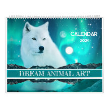 Droom fantasy kunst dier kalender