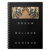 Droom Geloof Bereik Motivatie Inspirerend Notitieboek (Voorkant)