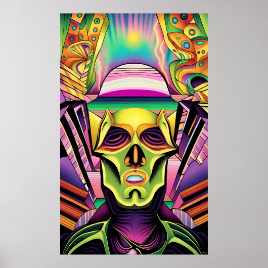 Droom Gezicht Poster (Voorkant)