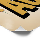 Droom Groot, Begin Klein, Handel Nu Perfect Poster (Hoek)
