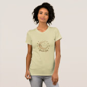 Droom groot – Boho Maan en Sterren Dames T-Shirt (Voorkant volledig)