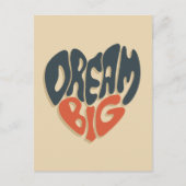 Droom groot: Cool gefeliciteerd met je afstuderen Briefkaart (Voorkant)