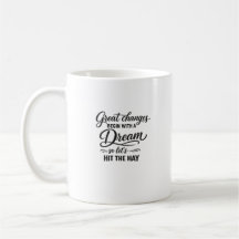 Droom groot en ga dan naar bed Funny Quote