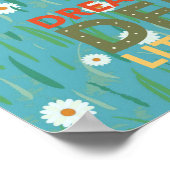 Droom groot hert kleine poster (Hoek)